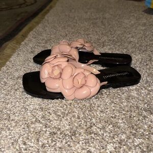 Jeffrey Campbell Pink Floral Sandals